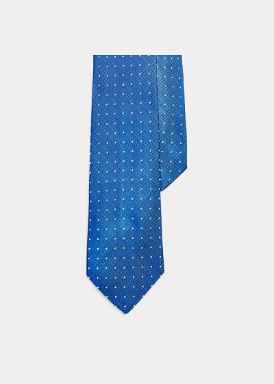 Men's Polo Ralph Lauren Dot Silk Repp Narrow Ties | 230156DNT